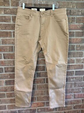 Men's Skinny Chino Jeans in Tan - Scott James